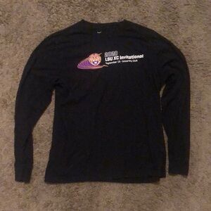 Black LSU cross country Invitational Nike long sleeve shirt #nike #lsu